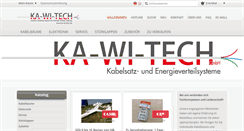 Desktop Screenshot of ka-wi-tech.de